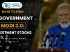 How to Find the Best Investment Stocks in Modi 3.0 Government